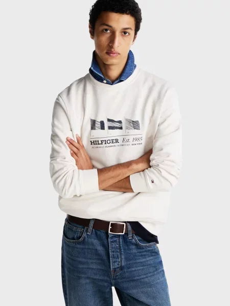 Свитшот Tommy Hilfiger белый