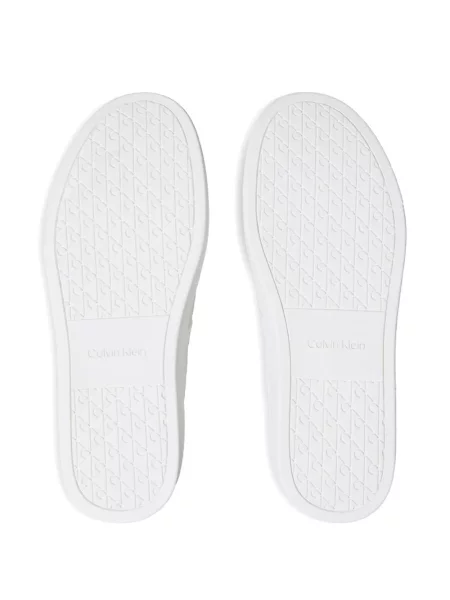 Маратонки Calvin Klein с връзки с дантела бяло