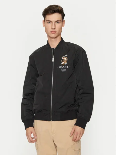 REPLAY Пухено яке черен