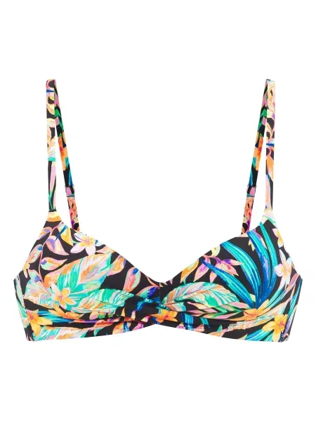 SUNSEEKER Sutien costum de baie albastru / galben șofran / lila negru
