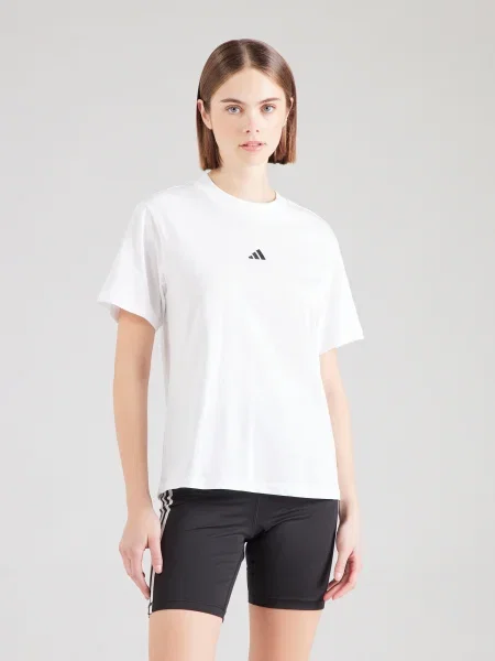 ADIDAS SPORTSWEAR Tricou funcțional negru alb