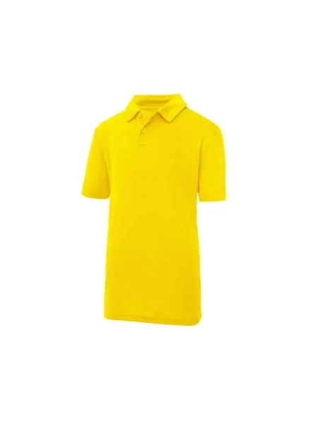 Koszulka polo dla dzieci Just Cool żółta