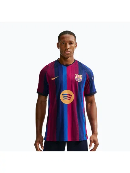 Tricou de fotbal pentru bărbați Nike FC Barcelona Dri-Fit ADV Match deep garnet/blue void albastru