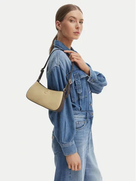 Torebka Calvin Klein beżowa