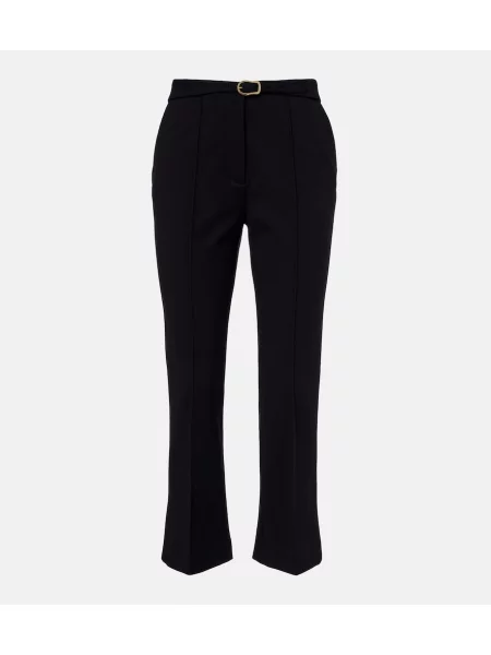 Decupat pantaloni Dorothee Schumacher din jerseu negru