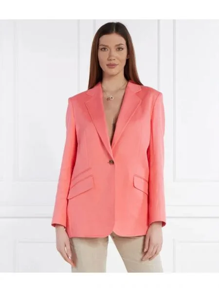 BOSS BLACK Len zakó Jopeta | Relaxed fit fekete