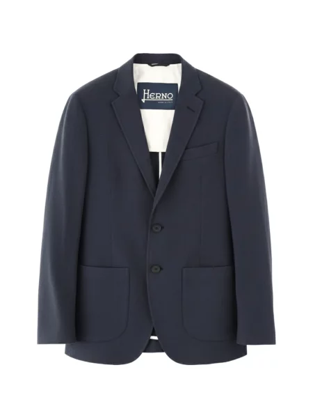 Sacou Herno cu un singur rând de nasturi albastru