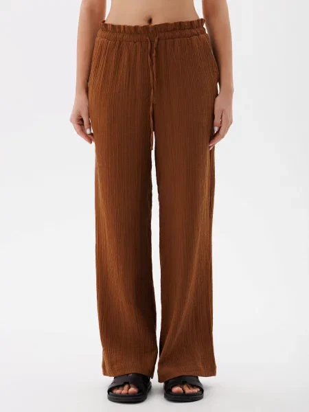 Штани для дому Leinle коричневий