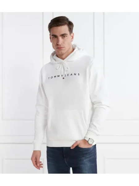 Geacă de blugi Tommy Hilfiger cu autograf alb