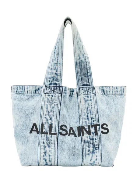 Geantă shopper Allsaints albastru