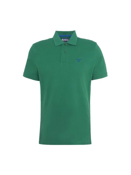 Lekka koszulka polo Barbour zielona