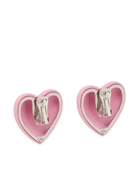 Cercei Moschino cu motiv cu inimi