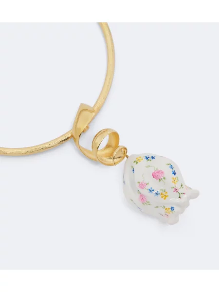 Pandantiv Chloé cu model floral