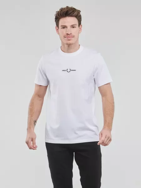 Majica Fred Perry s vezom bijela