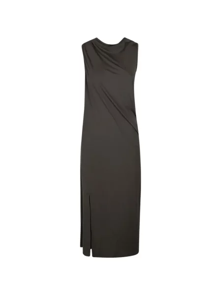 Rochie midi Iro până la genunchi cu crăpătură de costum gri