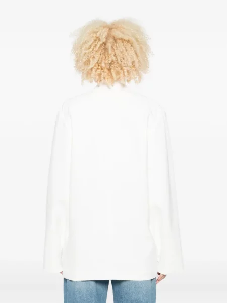 Sacou Alberta Ferretti alb