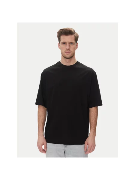 Armani Exchange T-shirt Loose Fit crna