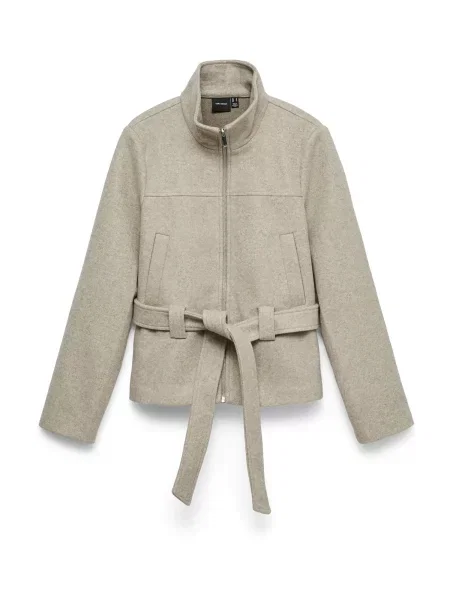 VERO MODA Palton de primăvară-toamnă VMVINCEDREW închis bej