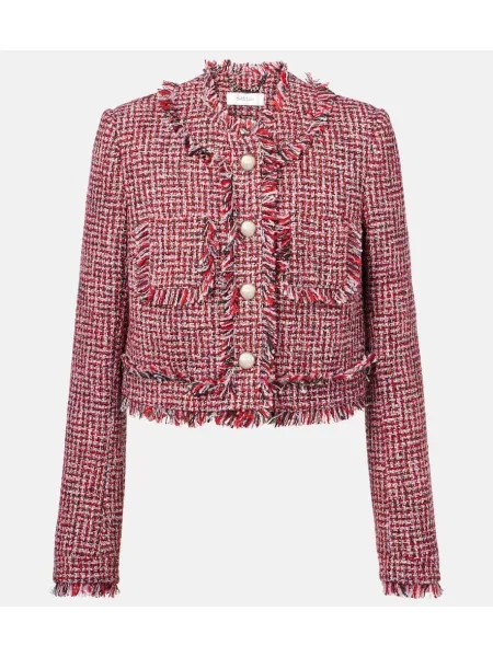 Geacă Safiyaa de lână roșu