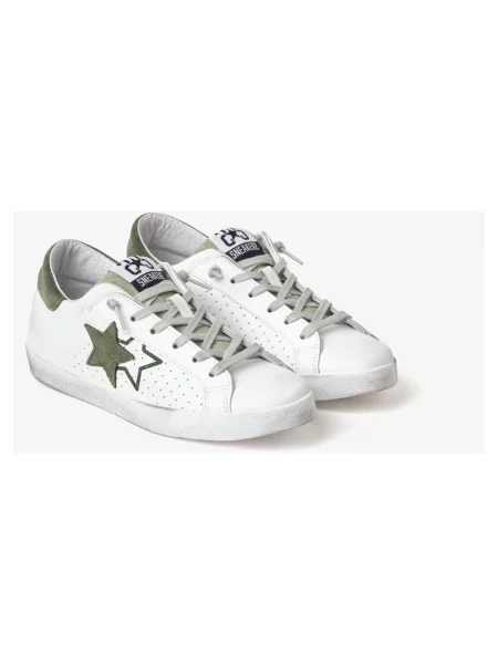 Sneakersy 2star skórzane białe