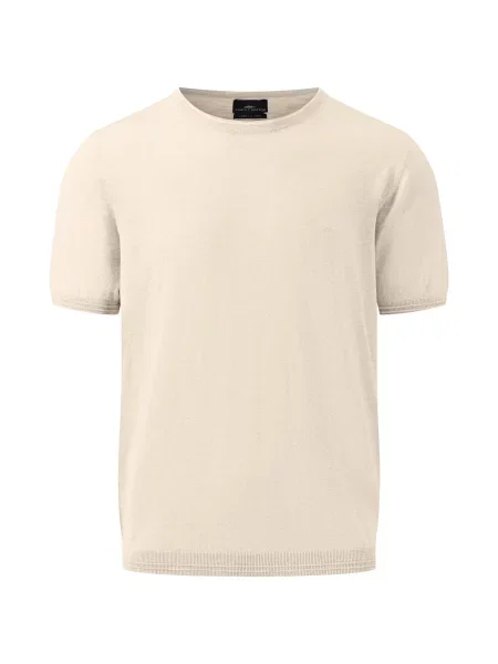 Футболка Fynch-Hatton льон/бавовна бежевий