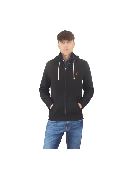 Sweter Ralph Lauren z kapturem czarny
