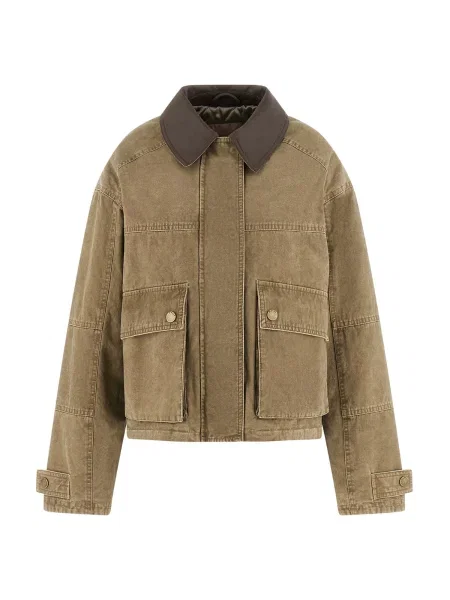 GUESS Prehodna jakna Manon / umbra rjava