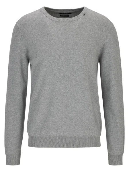 ITALIA Svetr Masche melír šedý