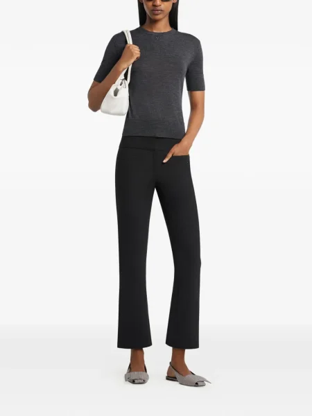 Tricou Courreges scurt gri