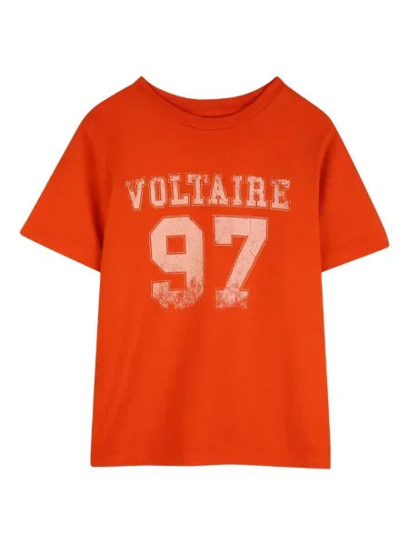 Тениска Zadig & Voltaire оранжево