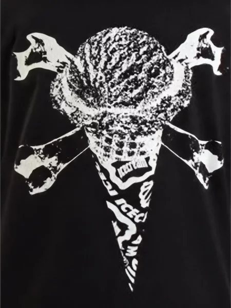 Scurt tricou Icecream negru