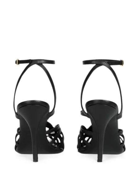 Sandale Balmain din piele negru