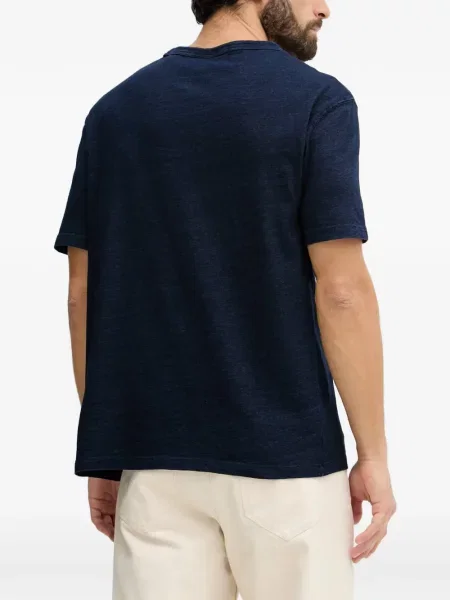 Tricou Gant cu imagine albastru
