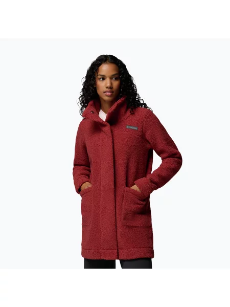 Bluză fleece pentru femei Columbia Panorama Long red oxide roșu