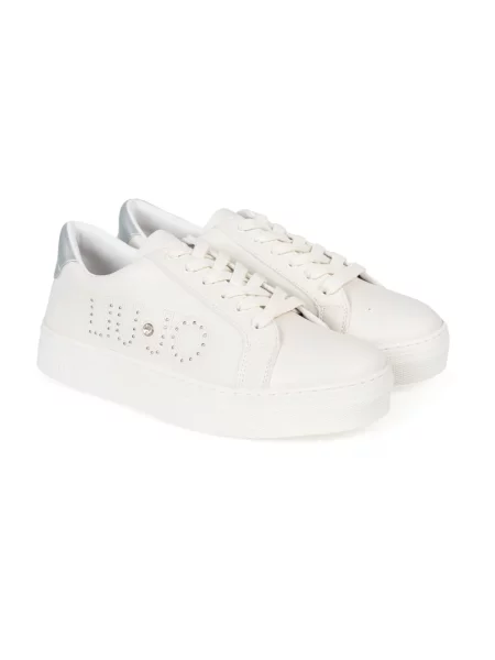 Sneakersy Liu Jo skórzane białe