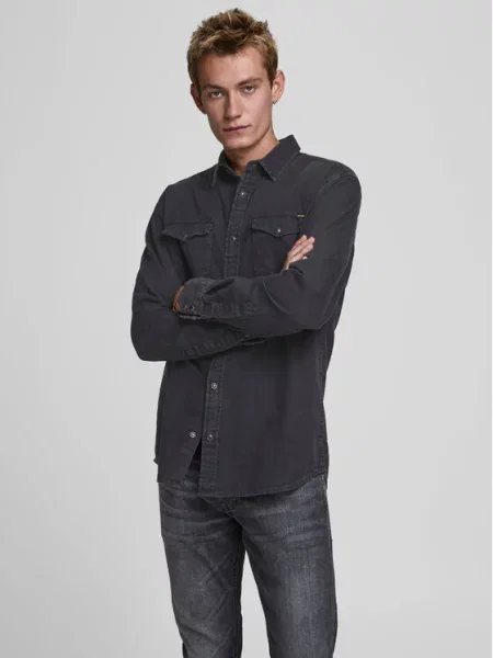 Jack&Jones Marškiniai Sheridan juoda