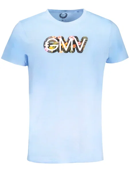 Tricou Gian Marco Venturi scurt albastru