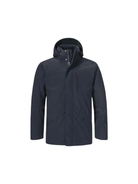 Parka Schöffel niebieska
