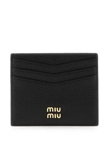 Portofel Miu Miu din piele negru