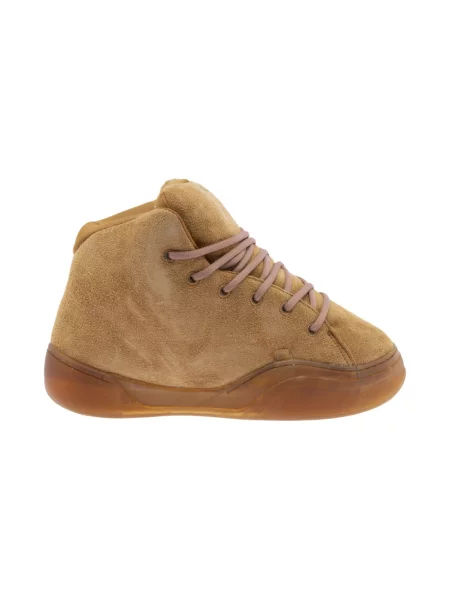 Sneakersy Erl zamszowe brązowe