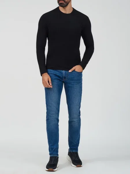 Лонгслив Stefan Brandt черный