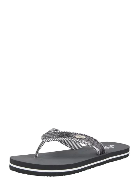 S.Oliver Flip-flops gri închis alb