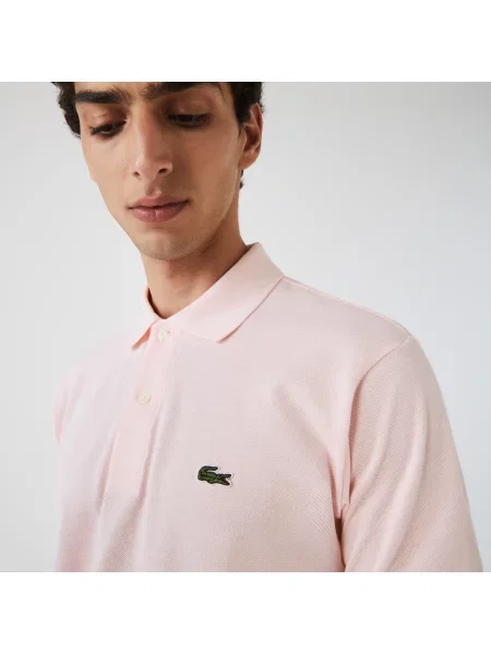Поло Lacoste розовое