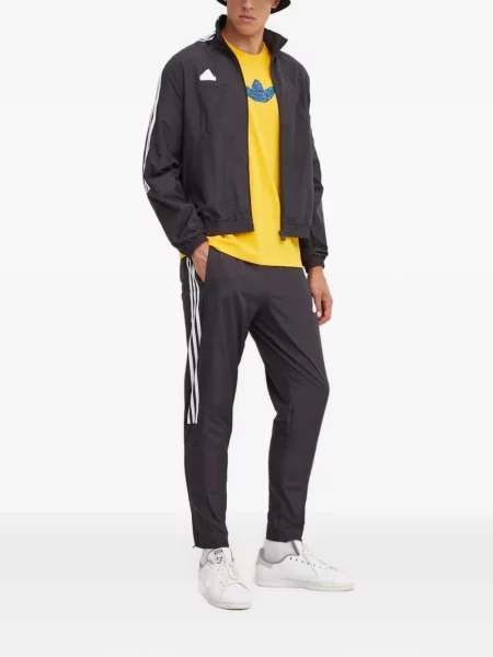 Γυμναστήριο μικρός μπλούζα Adidas με αυτόγραφο γκρι