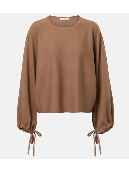 Pulover Max Mara de lână maro
