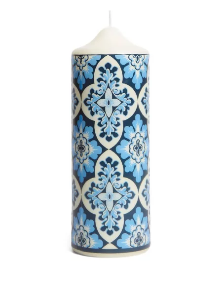 Pantaloni La Doublej cu imagine albastru