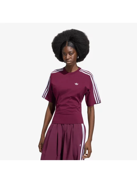 Tričko adidas Adilenium Slim T-Shirt Maroon XS bílé