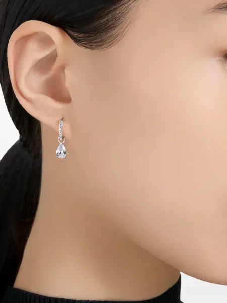 Cercei Swarovski argintiu