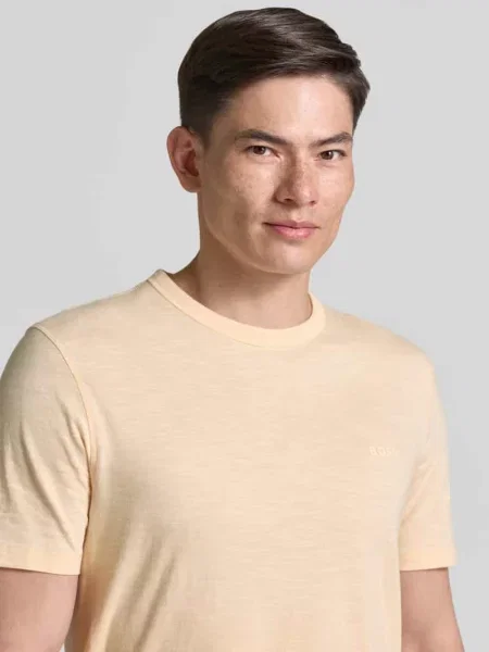 Damski t-shirt o kroju regular fit z czystej bawełny model TEGOOD' Boss Orange