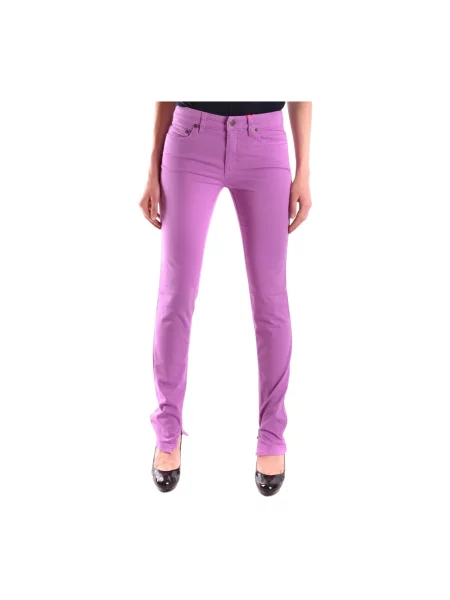 Skinny jeansy skinny See By Chloe różowe